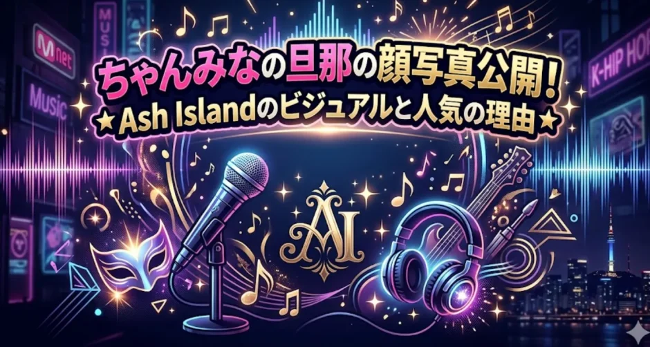 ちゃんみなの旦那の顔写真公開！Ash Islandのビジュアルと人気の理由