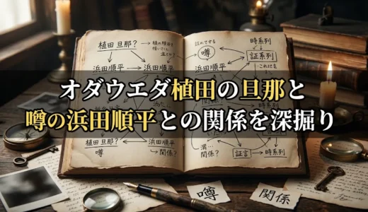 オダウエダ植田の旦那と噂の浜田順平との関係を深掘り
