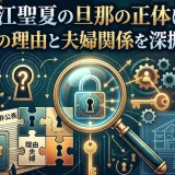 堀江聖夏の旦那の正体は？非公表の理由と夫婦関係を深掘り解説
