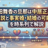 武田舞香の旦那は中居正広？破局説と事実婚・結婚の可能性を時系列で解説